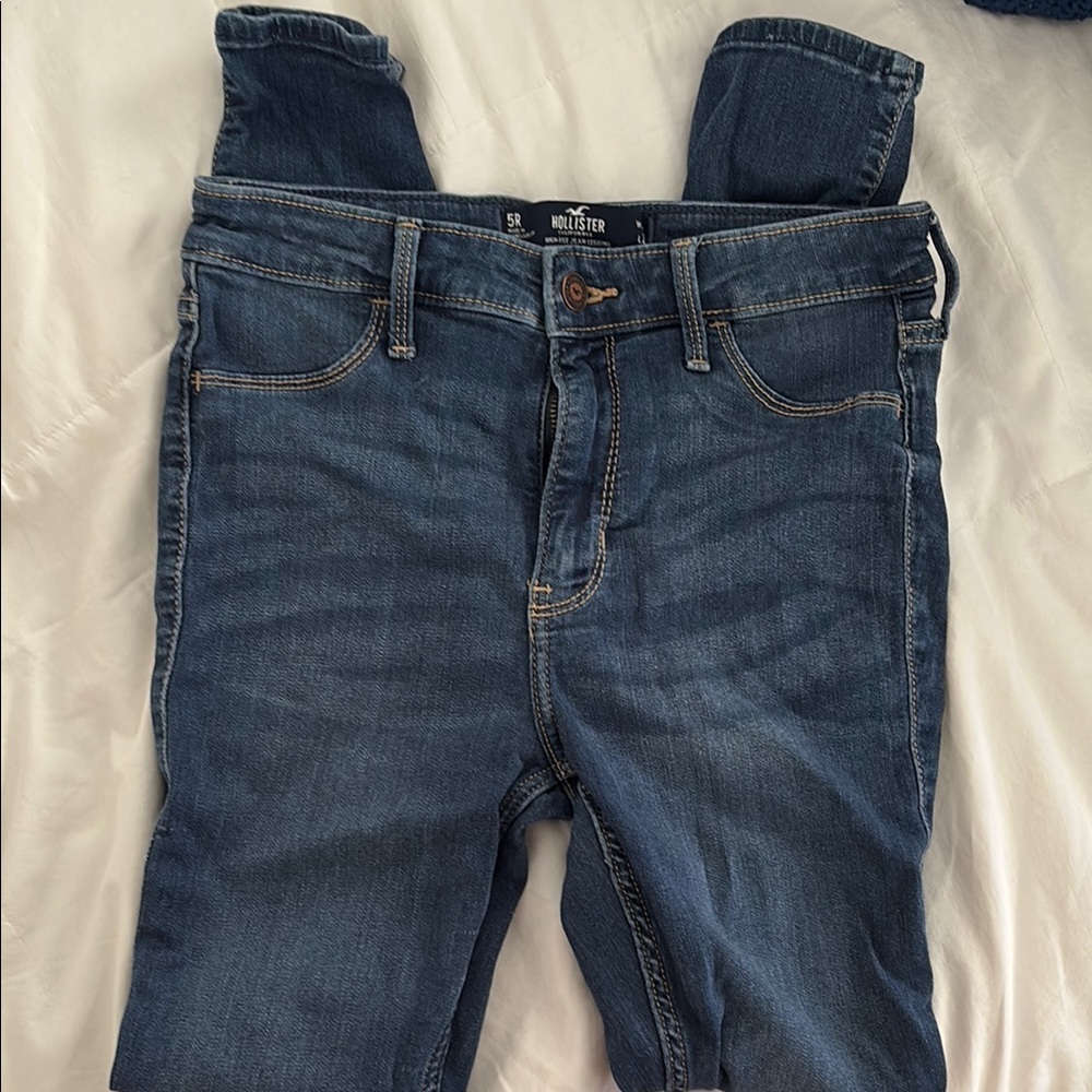 Hollister Blue Skinny Jeans with Stretch